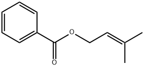 BENZOIC ACID 3-METHYL-2-BUTENYL ESTER Structure