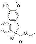 バニリルマンデル酸エチルエステル 化学構造式