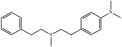 4-(Dimethylamino)-N-methyl-N-(2-phenylethyl)benzeneethanamine 结构式