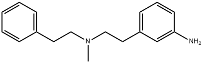 3-Amino-N-methyl-N-(2-phenylethyl)benzeneethanamine 结构式
