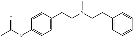 4-[2-[Methyl(2-phenylethyl)amino]ethyl]phenol acetate,52059-48-0,结构式