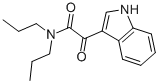 N,N-Dipropyl-3-indoleglyoxylamide Struktur