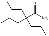 2,2-ジプロピルペンタンアミド 化学構造式