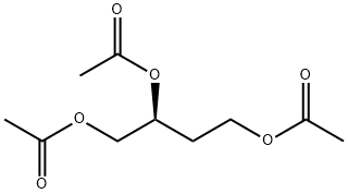 (S)-1,2,4-TRIACETOXYBUTANE Struktur