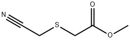 2-((氰基甲基)硫代)乙酸甲酯, 52069-53-1, 结构式
