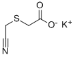 Potassium [(cyanomethyl)thio]acetate 化学構造式