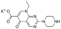 potassium 8-ethyl-5,8-dihydro-5-oxo-2-(piperazinyl)pyrido[2,3-d]pyrimidine-6-carboxylate Structure