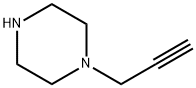 1-(2-プロピニル)ピペラジン 化学構造式