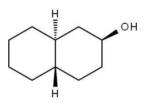 (4aβ,8aα)-デカリン-2α-オール 化学構造式