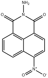 2-AMINO-6-NITRO-BENZO[DE]ISOQUINOLINE-1,3-DIONE Structure