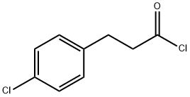 Benzenepropanoyl chloride, 4-chloro- Structure