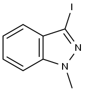 3-碘-1-甲基-1H-吲唑 结构式