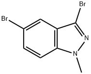 3,5-二溴-1-甲基-1氢-吲唑 结构式