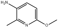 6-甲氧基-2-甲基-3-氨基吡啶 结构式