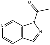 1-乙酰基吡唑并[3,4-C]吡啶,52090-67-2,结构式