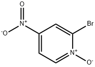 2-ブロモ-4-ニトロピリジンN-オキシド 化学構造式