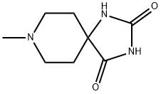8-triazaspiro(4.5)decane-2,4-dione,8-methyl-3 Struktur