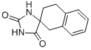 7,6-benzo-1,3-diazaspiro(4,5)decane-2,4-dione  Struktur