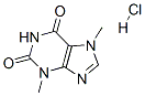 3,7-ジヒドロ-3,7-ジメチル-1H-プリン-2,6-ジオン·塩酸塩 化学構造式