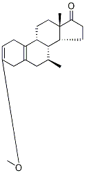 3-Methoxy-7α-Methyl-estra-2,5(10)-dien-17-one, 5210-25-3, 结构式