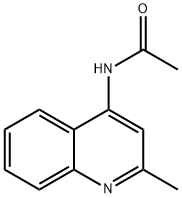 N-(2-Methyl-4-quinolyl)acetamide Struktur