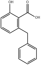 2-Benzyl-6-hydroxybenzoic acid Struktur