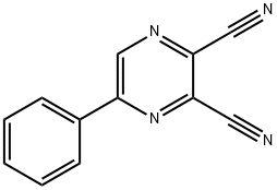 2,3-Dicyano-5-phenylpyrazine, 97% Struktur