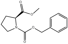 N-CARBOBENZYLOXY-L-PROLINE METHYL ESTER Struktur