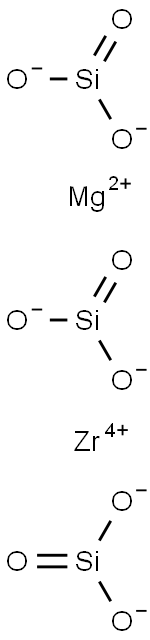 Silicic acid, magnesium zirconium salt  Struktur
