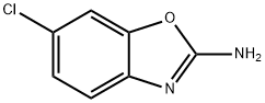 2-アミノ-6-クロロベンズオキサゾール 化学構造式