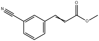 3-(3-CYANO-PHENYL)-ACRYLIC ACID METHYL ESTER
 Structure