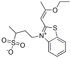 2-(2-Ethoxy-1-propenyl)-3-(3-sulfonatobutyl)benzothiazol-3-ium Structure