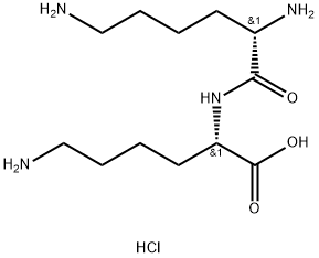 L-赖氨酰-L-赖氨酸二盐酸盐, 52123-30-5, 结构式