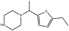 Piperazine, 1-[1-(5-ethyl-2-thienyl)ethyl]- (9CI) 结构式