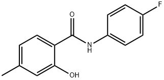 Benzamide, N-(4-fluorophenyl)-2-hydroxy-4-methyl- (9CI) 结构式
