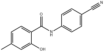Benzamide, N-(4-cyanophenyl)-2-hydroxy-4-methyl- (9CI) 结构式