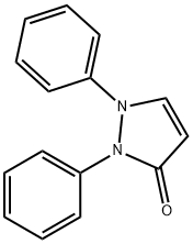 1,2-Dihydro-1,2-diphenyl-3H-pyrazol-3-one Struktur