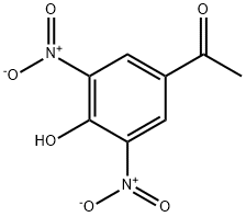 1-(4-ヒドロキシ-3,5-ジニトロフェニル)エタノン 化学構造式