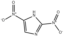 2,4-ジニトロ-1H-イミダゾール 化学構造式