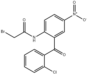 52130-87-7 2-溴乙酰氨基-5-硝基-2'-氯二苯甲酮