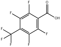 全氟-4-甲基苯甲酸, 5216-22-8, 结构式