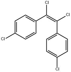 (Z)-1,2-Bis(4-chlorophenyl)-1,2-dichloroethene Struktur
