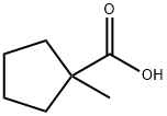 Cyclopentanecarboxylic acid, 1-methyl- Struktur
