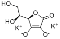 L-抗坏血酸-2-硫酸二钾, 52174-99-9, 结构式