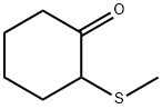 2-(METHYLTHIO)CYCLOHEXANONE Structure