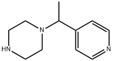 1-(1-ピリジン-4-イルエチル)ピペラジン三塩酸塩 化学構造式