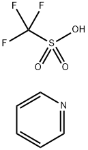 ピリジニウムトリフルオロメタンスルホナート 化学構造式