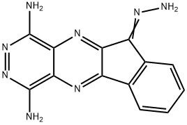 1,4-Diamino-10H-indeno[1',2':5,6]pyrazino[2,3-d]pyridazin-10-one hydrazone 结构式