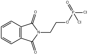2-邻苯二甲酰亚胺基乙基二氯磷酸酯 结构式