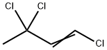 1,3,3-トリクロロ-1-ブテン 化学構造式
